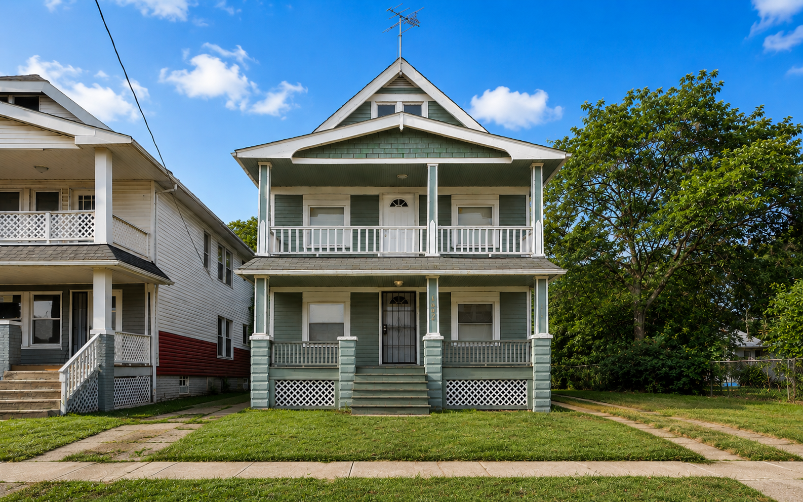 Duplex for rent at 8002 Maryland Ave, Cleveland