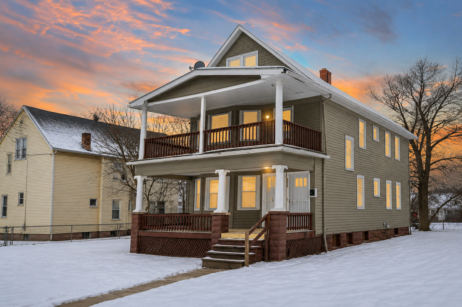 Duplex for rent at 3410 E 135th St, Cleveland